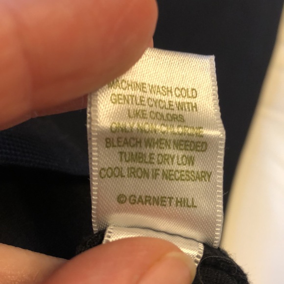 Garnet Hill black pointe pants - Picture 5 of 6